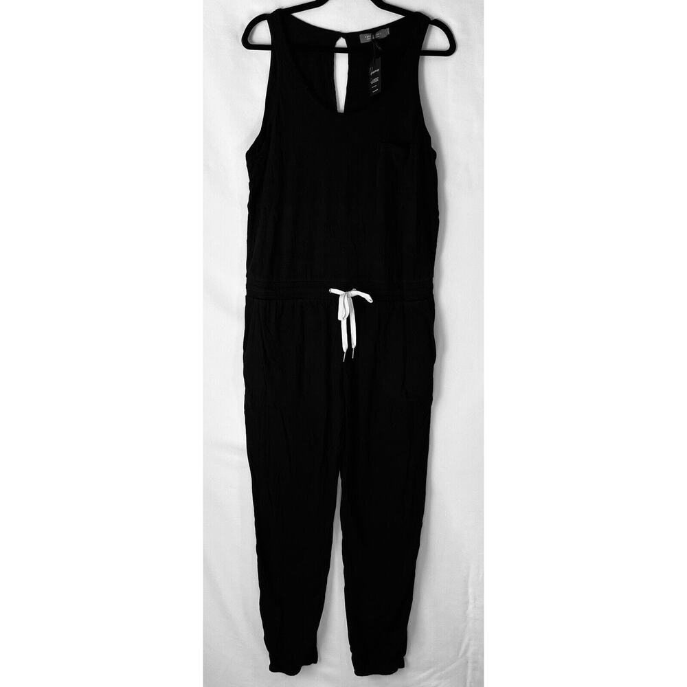 NWT n:philanthropy Phil tank Jumpsuit in Black Size L - Picture 8 of 10